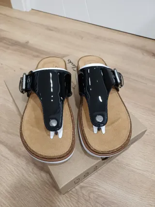 Sandalias Clarks Cuero Talla 36