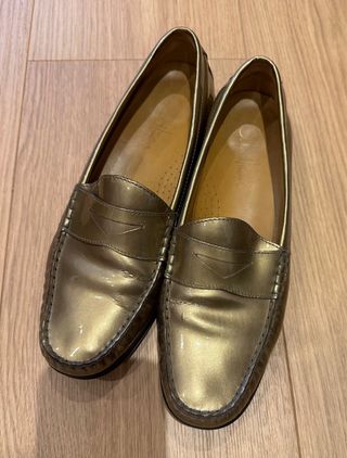 Mocasines Cole Haan Piel Dorados Mujer
