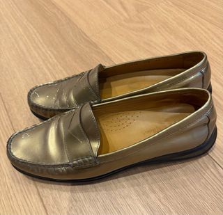 Mocasines Cole Haan Piel Dorados Mujer