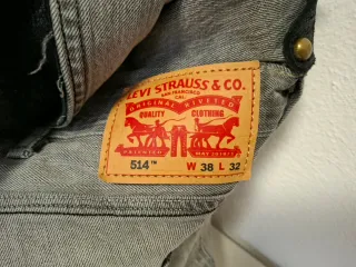 Borsa Levi's in jeans e pelle nera