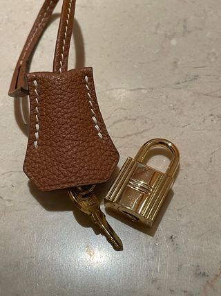 Bolso Hermes Marrón Piel
