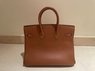 Bolso Hermes Marrón Piel
