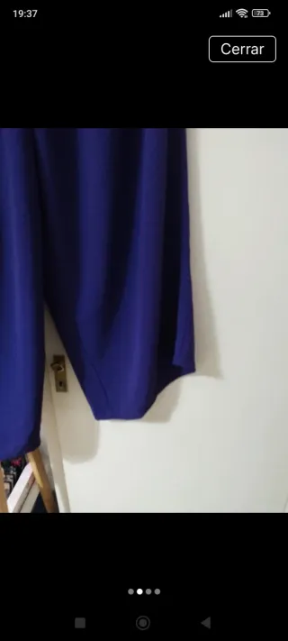 Pantalón Palazzo Morado Talla Única