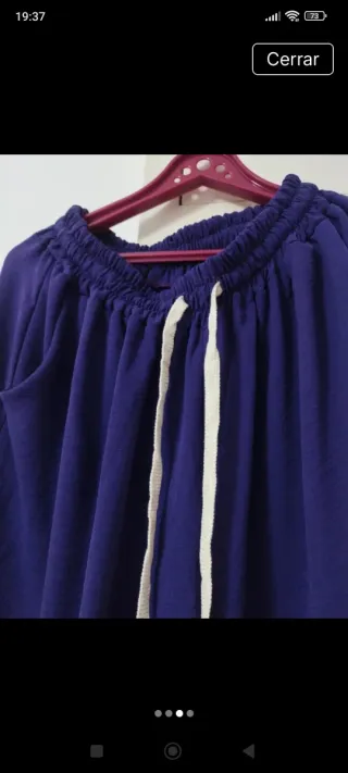 Pantalón Palazzo Morado Talla Única