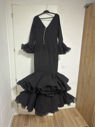 Traje de flamenca negro