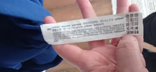 Blusa Zara Azul Cruzada