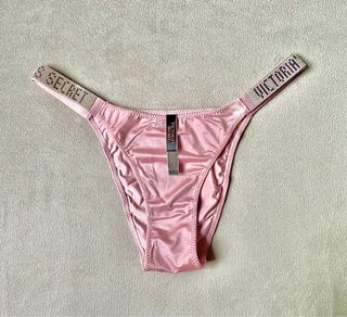 Conjunto Victoria's Secret Rosa metalico