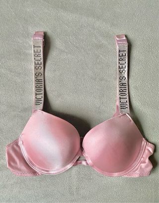 Conjunto Victoria's Secret Rosa metalico