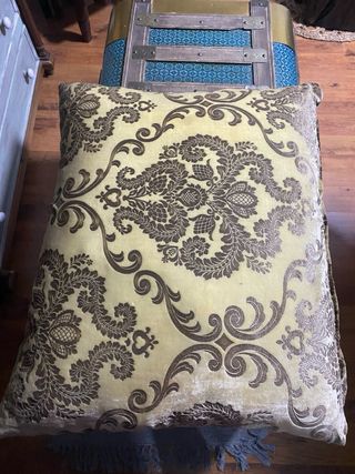 Funda Cojín Terciopelo Champán 70x60