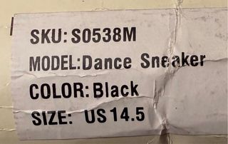 Sneakers Zapatillas para Baile Latino, salon. T46