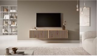 Mueble TV Colgante Madera