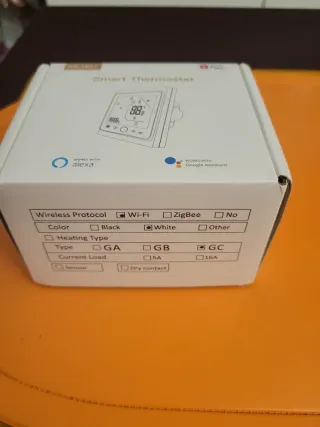 Termostato Wifi Moes Blanco