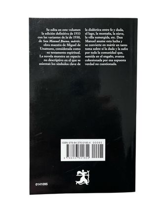 San Manuel Bueno, mártir – Miguel de Unamuno