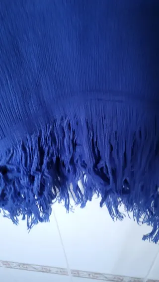 Jersey HHG azul con flecos talla M