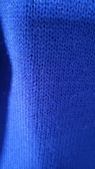 Jersey HHG azul con flecos talla M