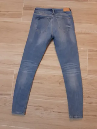 Pantalón Vaquero Mujer Talla L. Zara Trafaluc