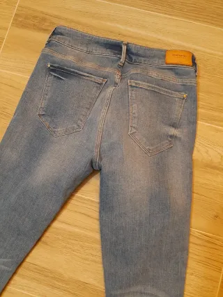 Pantalón Vaquero Mujer Talla L. Zara Trafaluc