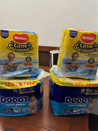 2 Paquetes Huggies Little Swimmers Talla 5-6