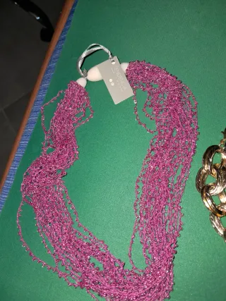 Set Orecchini e Collana Dorata