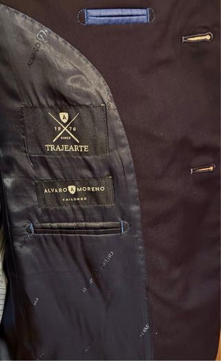 Traje azul Alvaro Moreno Como nuevo