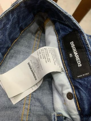 Jeans Dsquared2 strappati blu