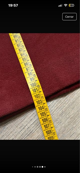 Abrigo clásico C. Ibañez Ursua Rojo Talla L