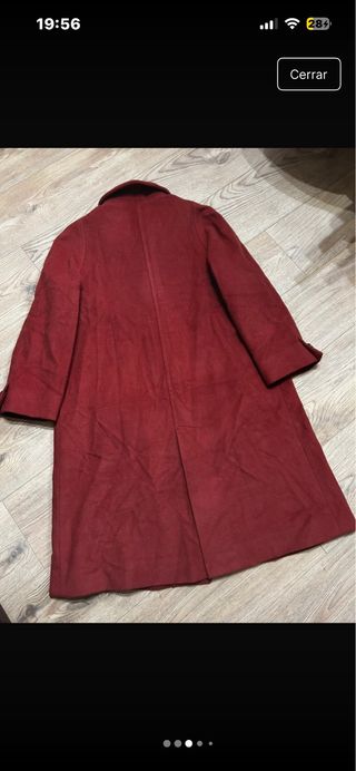 Abrigo clásico C. Ibañez Ursua Rojo Talla L