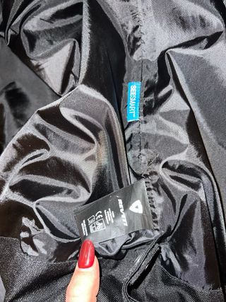 Chaqueta Moto Negra Blanca Amarilla Talla XL