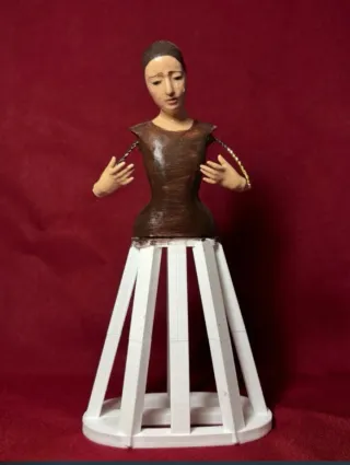 Virgen Dolorosa de vestir candelero