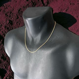 Cadena Oro 18K Mujer Cordón Salomónico Fina 2mm