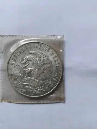 Moneda Plata Juegos Olímpicos México 1968