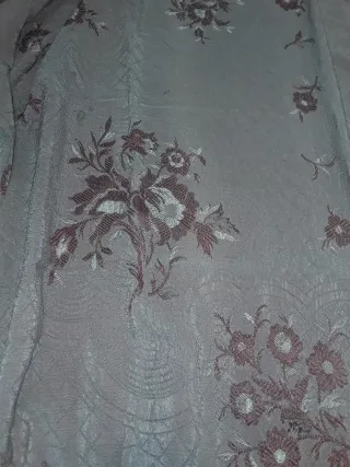 Estor antiguo cortinas laterales y friso