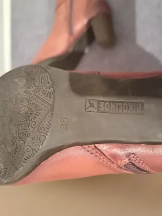 Botines de cuero marrón