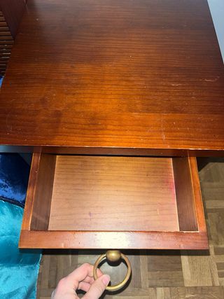 Juego cabecero y mesitas madera cama 1,35-1,5