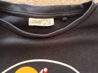 Maglietta Blu Manica Lunga Wild Nature 9 anni