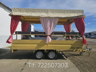 Remolque Carriola con toldo y cortinas