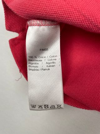 Lacoste Polo Shirt Classic Red Cotton Vintage