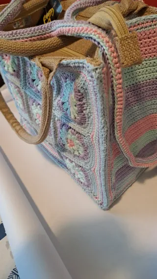 Borsa uncinetto fatta a mano