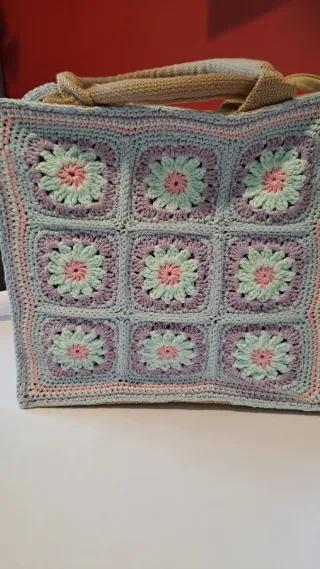 Borsa uncinetto fatta a mano