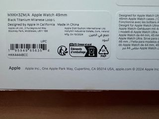 Apple Watch ULTRA 49mm. Nero in titanio milanesi L