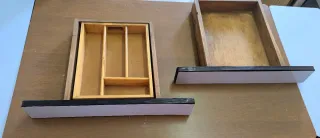 Mesa de cocina vintage y extensible de formica