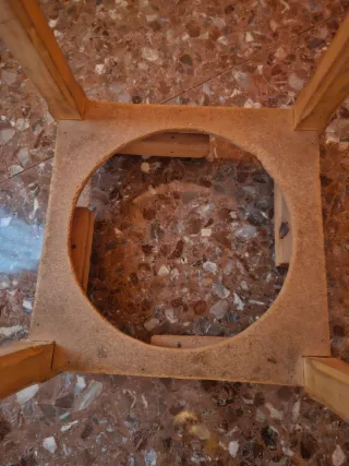 Mesa camilla de madera