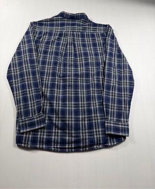 Camisa Barbour cuadros azul y blanco