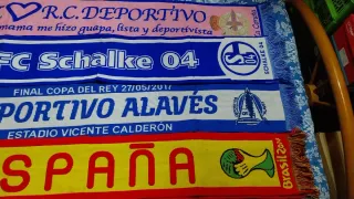Lote 4 Bufandas Fútbol