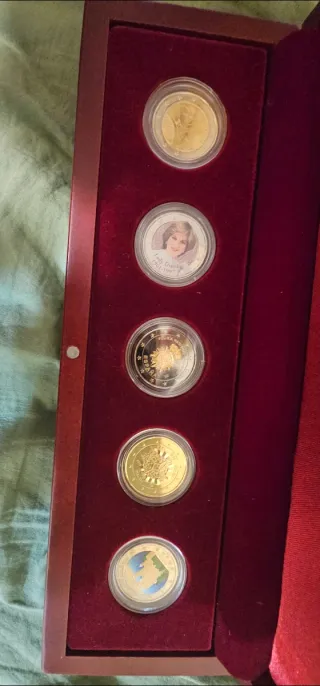 Colección de monedas conmemorativas