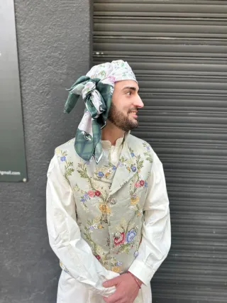 Alquiler Traje Fallero Zaragüell  Medias verdes