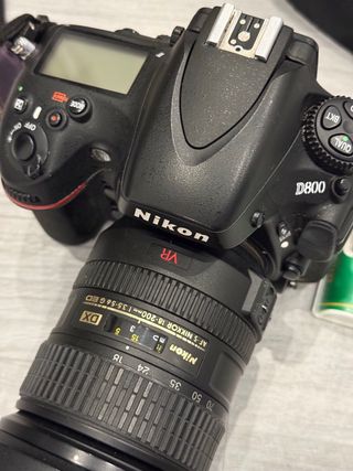 Cámara Nikon D800 Negra