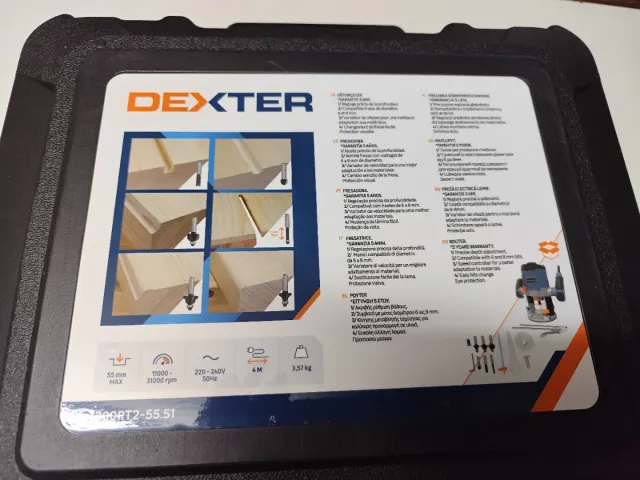 Fresadora Dexter 1300W Nueva