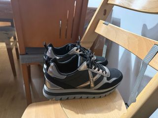 Zapatillas Munich Talla 41 Negro/Plata