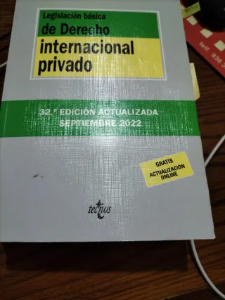 Legislación de derecho internacional privado 2022
